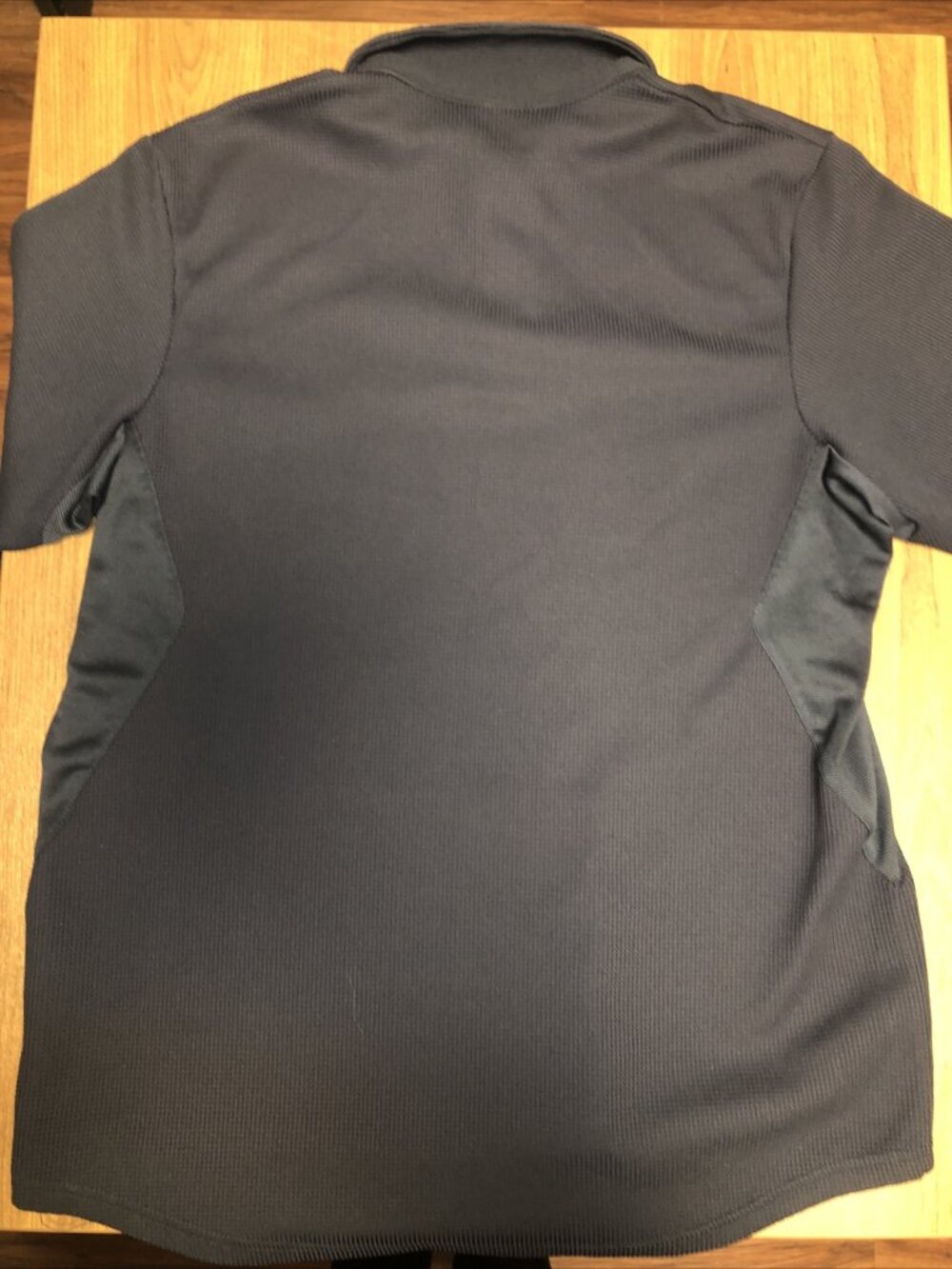 Nike Polo Shirt Adult Medium Blue Gray Swoosh Golfer Golf Fitdry Men’s Golfing - Picture 8 of 8